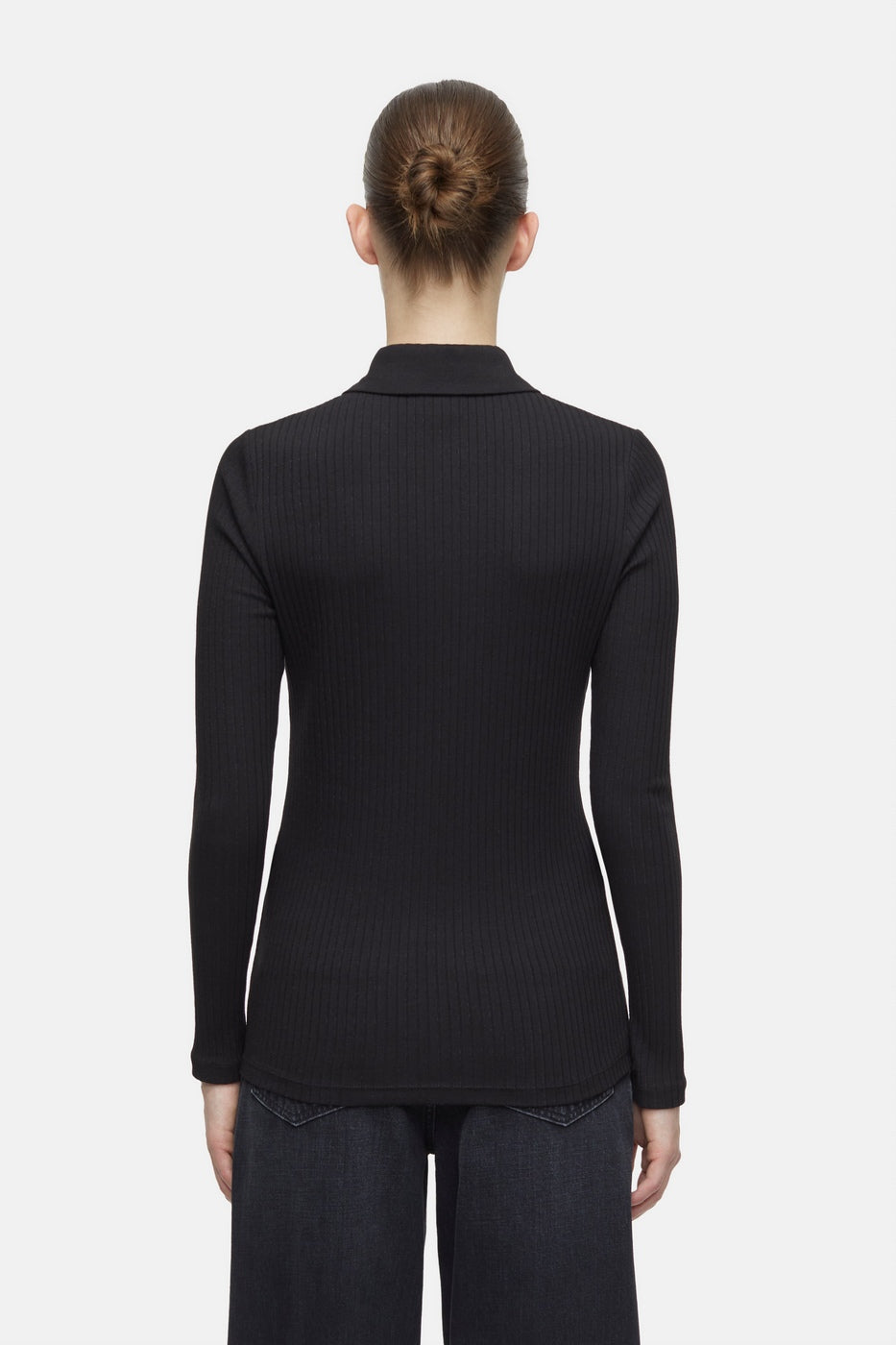 Shirt Longsleeve - Black - Femme