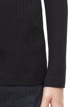 Shirt Longsleeve - Black - Femme