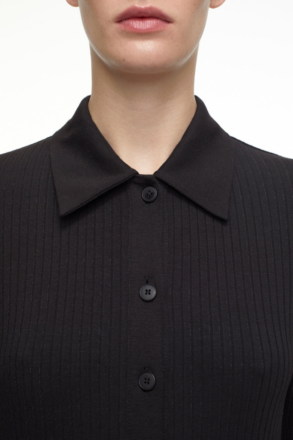 Shirt Longsleeve - Black - Femme