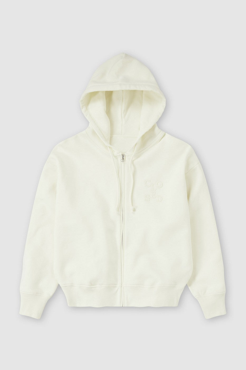 T-Shirts Zip Jacket - Ivory - Femme