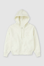 T-Shirts Zip Jacket - Ivory - Femme