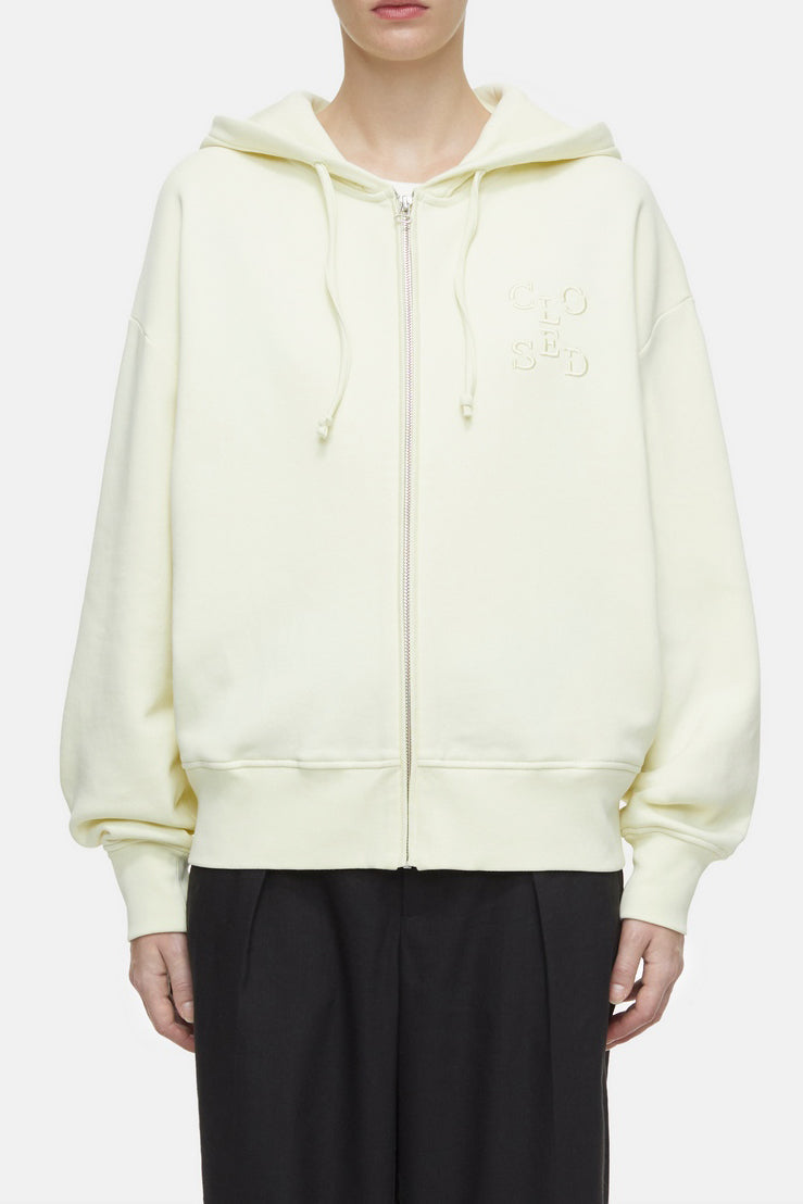 T-Shirts Zip Jacket - Ivory - Femme
