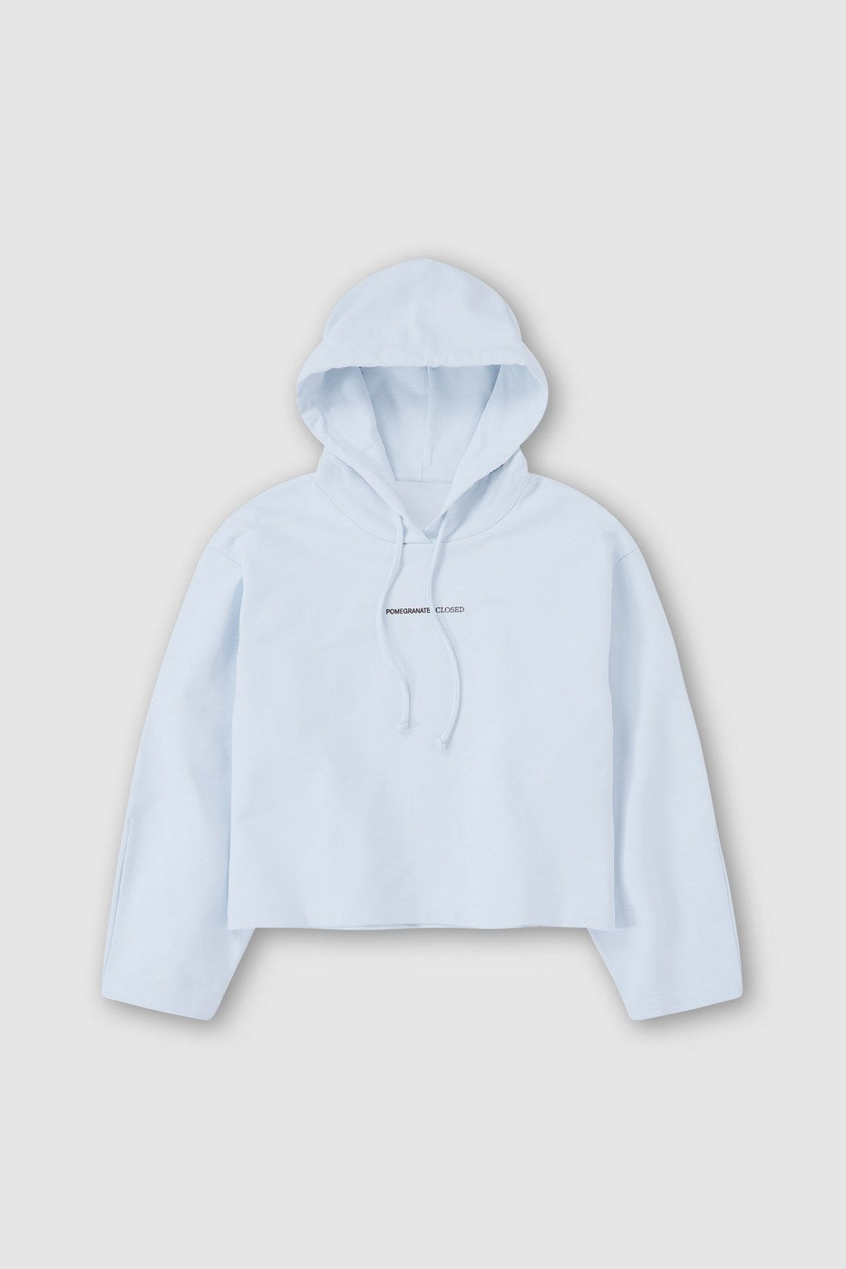 Cropped Hoodie - Soft Blue - Femme