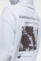 Cropped Hoodie - Soft Blue - Femme