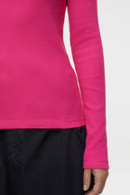 T-Shirts V Neck Longsleeve - Nutmeg - Femme