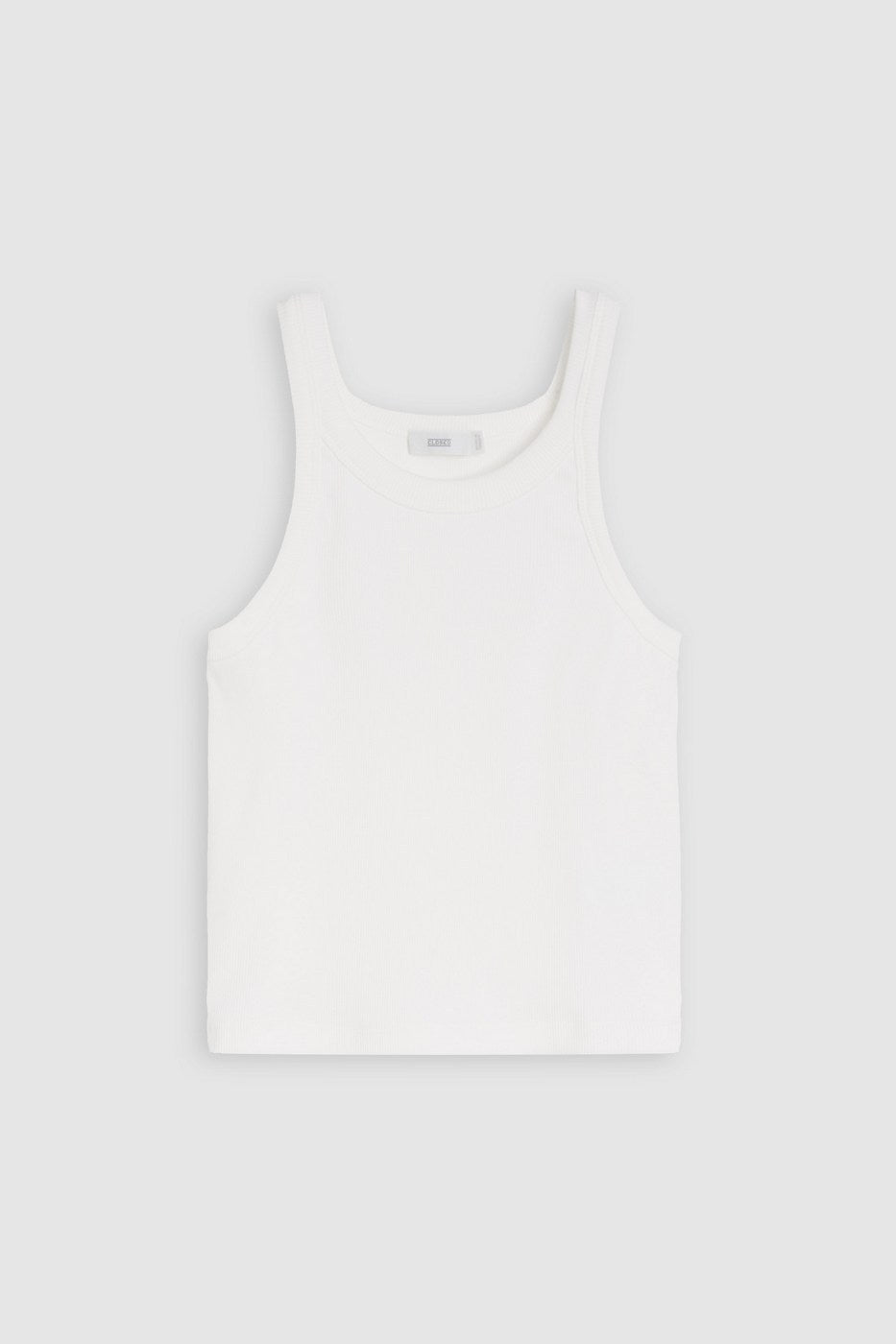 Cropped Tank Top - Ivory - Femme