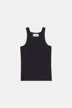 Racer Top - Black - Femme