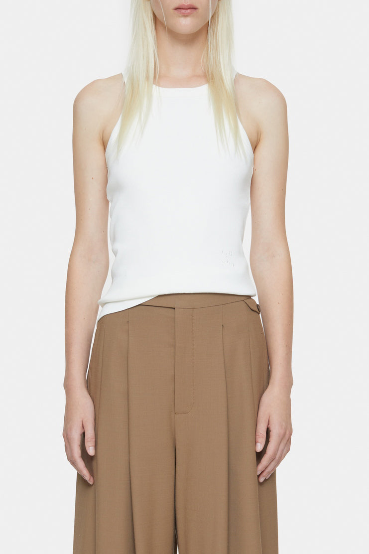 T-Shirts Racer Top - Taupe Beige - Femme