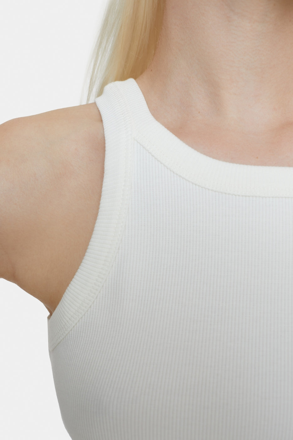 T-Shirts Racer Top - Taupe Beige - Femme