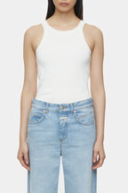 T-Shirts Racer Top - Taupe Beige - Femme