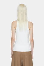 T-Shirts Racer Top - Taupe Beige - Femme