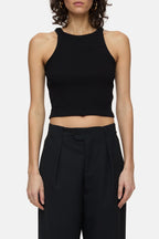 Racer Top - Black - Femme