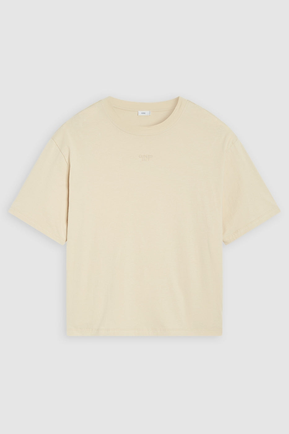 Embroidered Oversize T-Shirt - Elderflower - Femme