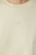 Embroidered Oversize T-Shirt - Elderflower - Femme