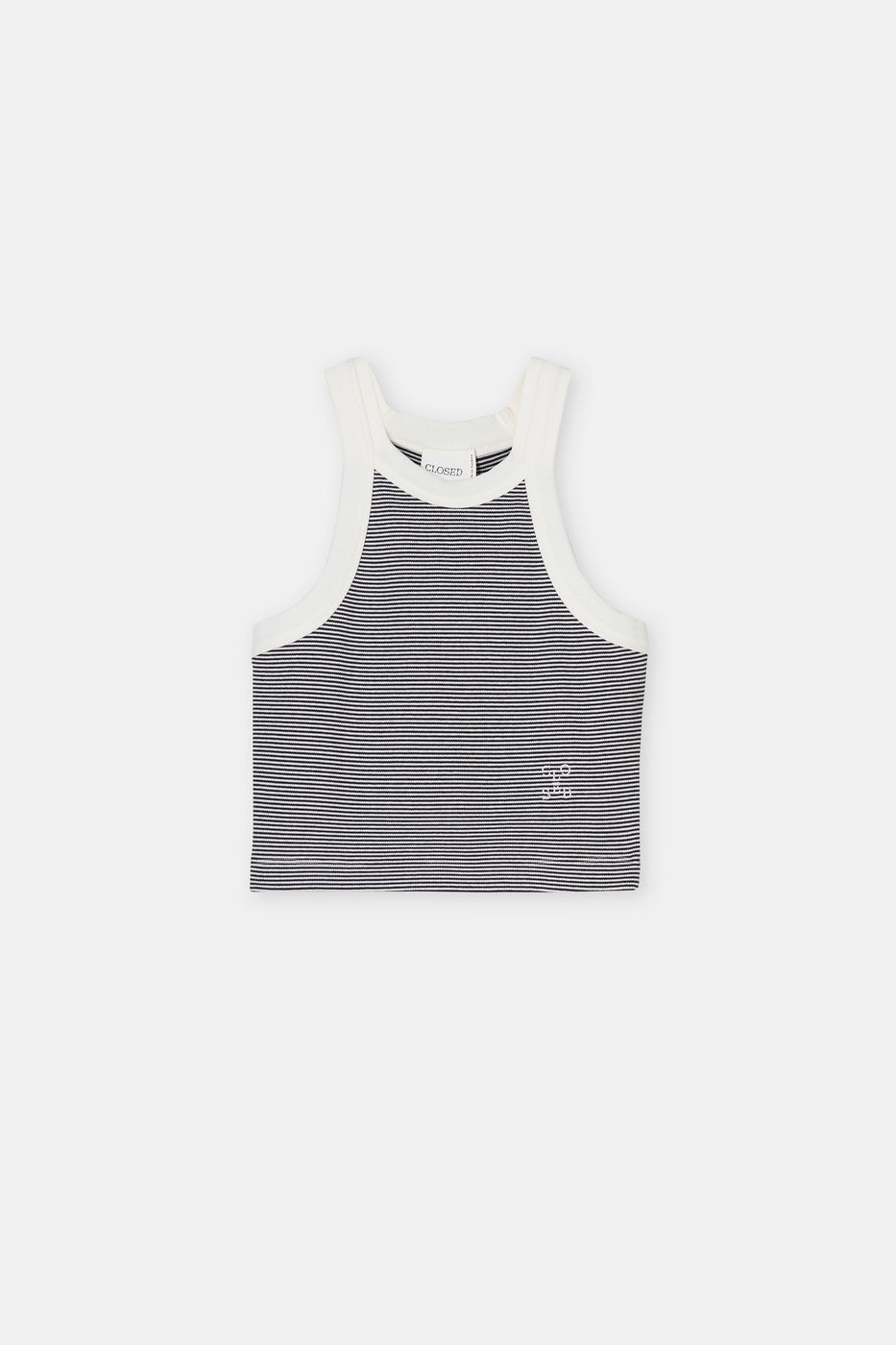 T-Shirts Cropped Racer Tank - Ivory - Femme