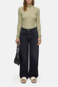 Mock Neck Longsleeve - Sage Tea - Femme