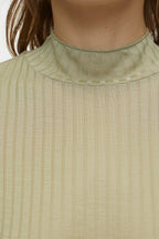 Mock Neck Longsleeve - Sage Tea - Femme