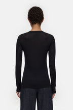 T-Shirts Crewneck Longsleeve - Biscotti Brown - Femme