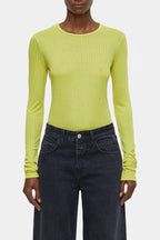 Crewneck Longsleeve - Primary Yellow - Femme