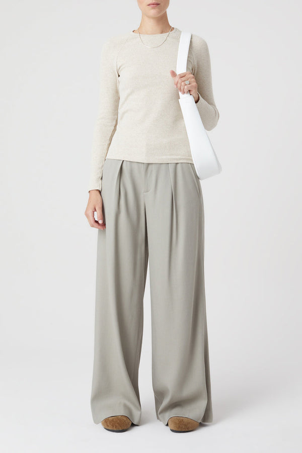 T-Shirts Ranglan Long Sleeve - Auburn - Femme