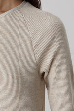 T-Shirts Ranglan Long Sleeve - Auburn - Femme