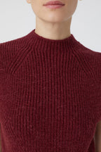 Turtle Neck Vest - Jam - Femme