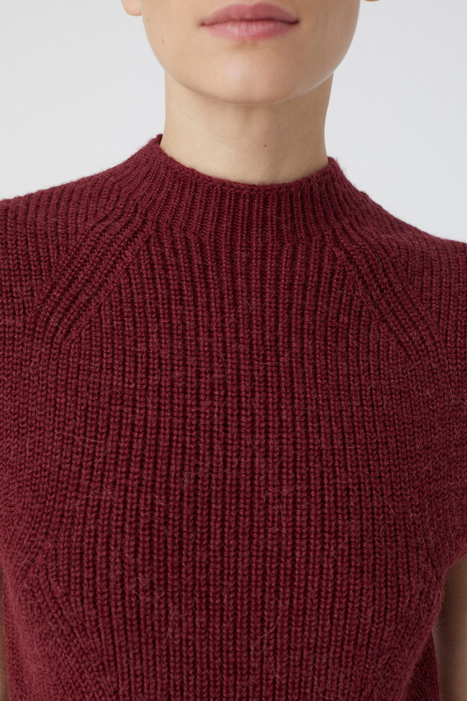Turtle Neck Vest - Jam - Femme