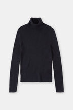 Turtle Neck Long Sleeve - Black - Femme
