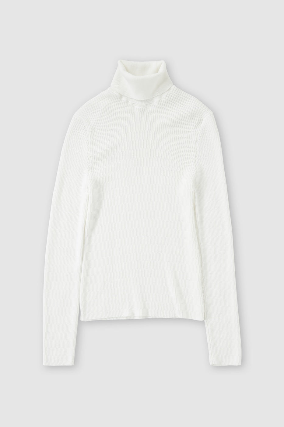 Turtle Neck Long Sleeve - Ivory - Femme