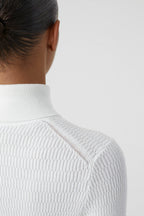 Turtle Neck Long Sleeve - Ivory - Femme