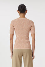 Henley Short Sleeve - Golden Cinnamon - Femme