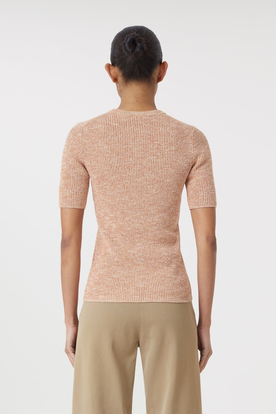 Henley Short Sleeve - Golden Cinnamon - Femme