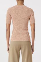 Henley Short Sleeve - Golden Cinnamon - Femme
