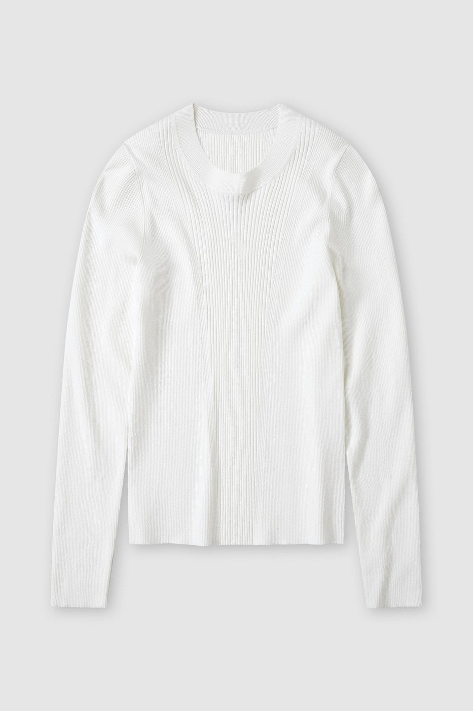 Crew Neck Long Sleeve - Ivory - Femme