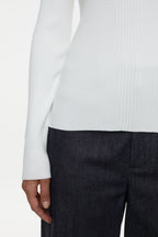Crew Neck Long Sleeve - Ivory - Femme