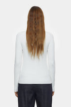 Crew Neck Long Sleeve - Ivory - Femme