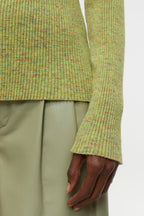 V Neck Henley - Primary Yellow - Femme
