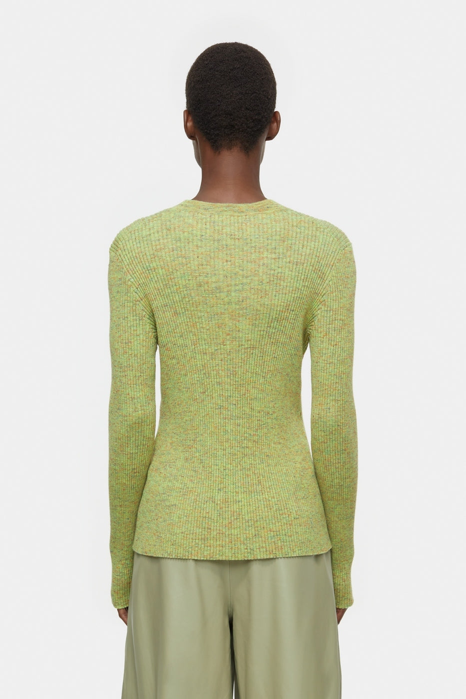 V Neck Henley - Primary Yellow - Femme