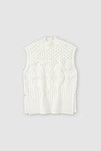 Turtle Neck Tabard - Vanilla Cream - Femme