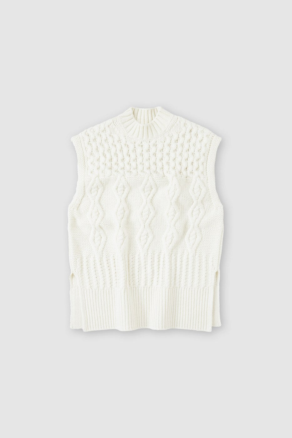 Turtle Neck Tabard - Vanilla Cream - Femme