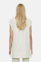 Turtle Neck Tabard - Vanilla Cream - Femme