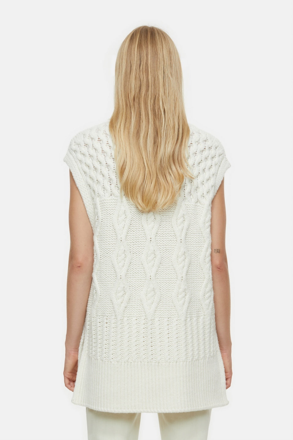 Turtle Neck Tabard - Vanilla Cream - Femme