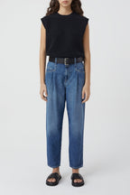 Crew Neck Vest - Black - Femme