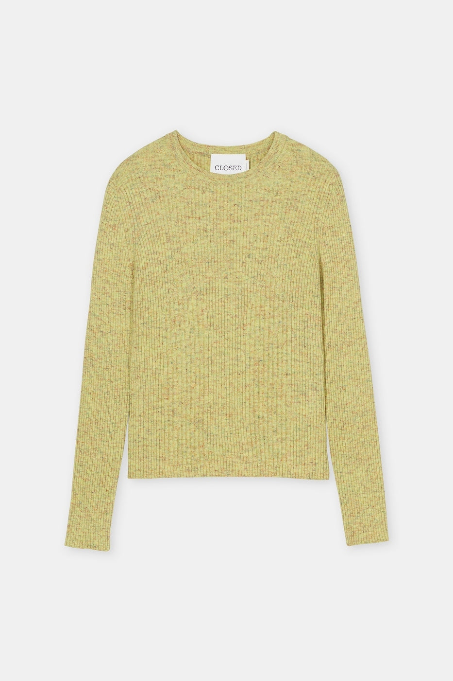Long Sleeve Crew Neck - Primary Yellow - Femme