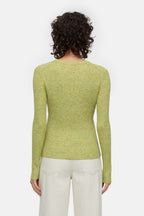 Long Sleeve Crew Neck - Primary Yellow - Femme