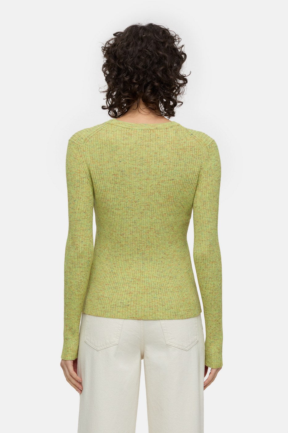 Long Sleeve Crew Neck - Primary Yellow - Femme