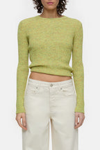 Long Sleeve Crew Neck - Primary Yellow - Femme