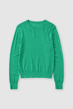 Crew Neck Long Sleeve - New Green - Femme