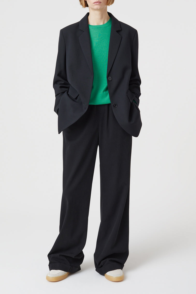 Crew Neck Long Sleeve - New Green - Femme