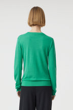 Crew Neck Long Sleeve - New Green - Femme
